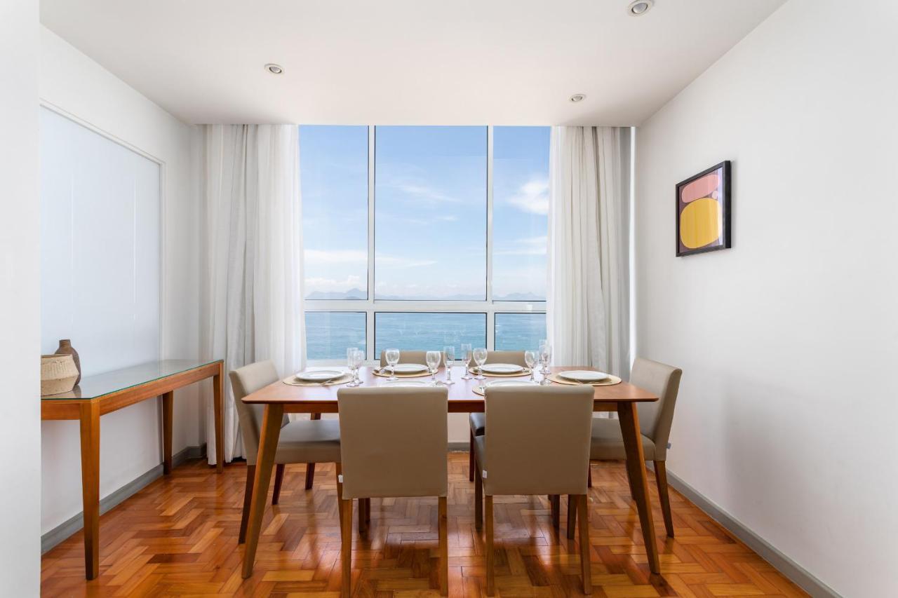 Belissimo Em Copacabana - Vista Para O Mar - A1103 Z3 리오데자네이루 외부 사진