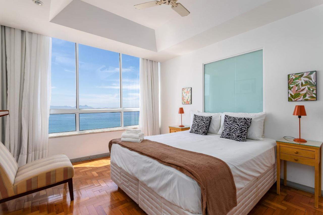Belissimo Em Copacabana - Vista Para O Mar - A1103 Z3 리오데자네이루 외부 사진