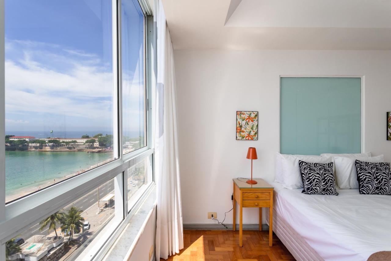 Belissimo Em Copacabana - Vista Para O Mar - A1103 Z3 리오데자네이루 외부 사진